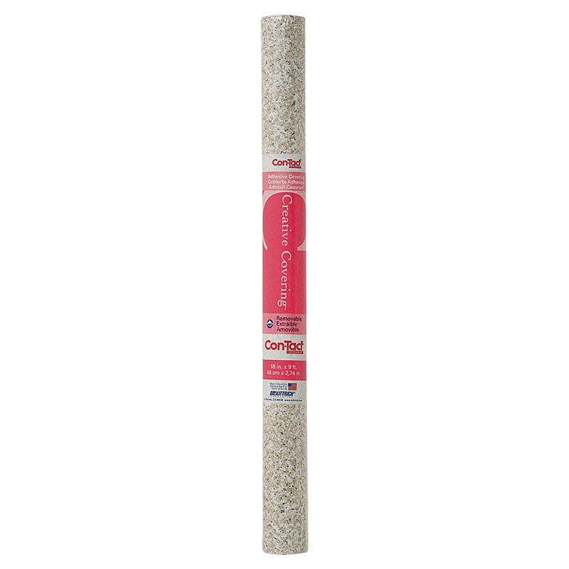 Forro para gavetas autoadhesivo granito beige 45,7 x 274 cm