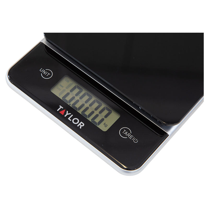Báscula digital de vidrio para alimentos