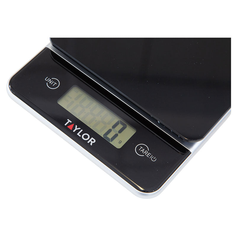 Báscula digital de vidrio para alimentos