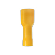 Female Insulated Terminal Yellow .250" 12-10 AWG 10 pcs