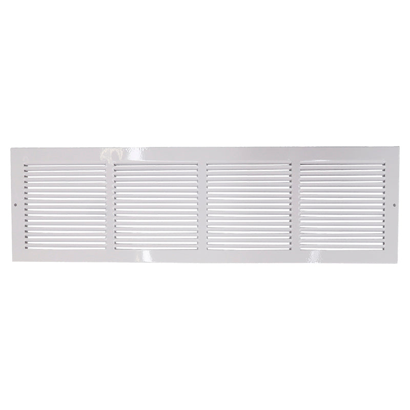 Rejilla de ventilación blanca 24" x 6"