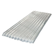 Lámina de policarbonato ondulada 0,65 mm 81 x 183 cm transparente Tezza