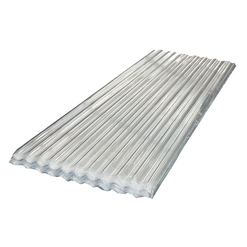 Corrugated polycarbonate sheet 0.65 mm 81 x 183 cm clear Tezza