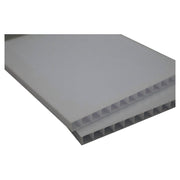 Lámina de policarbonato doble pared 8 mm 122 x 244 cm blanco Tezza