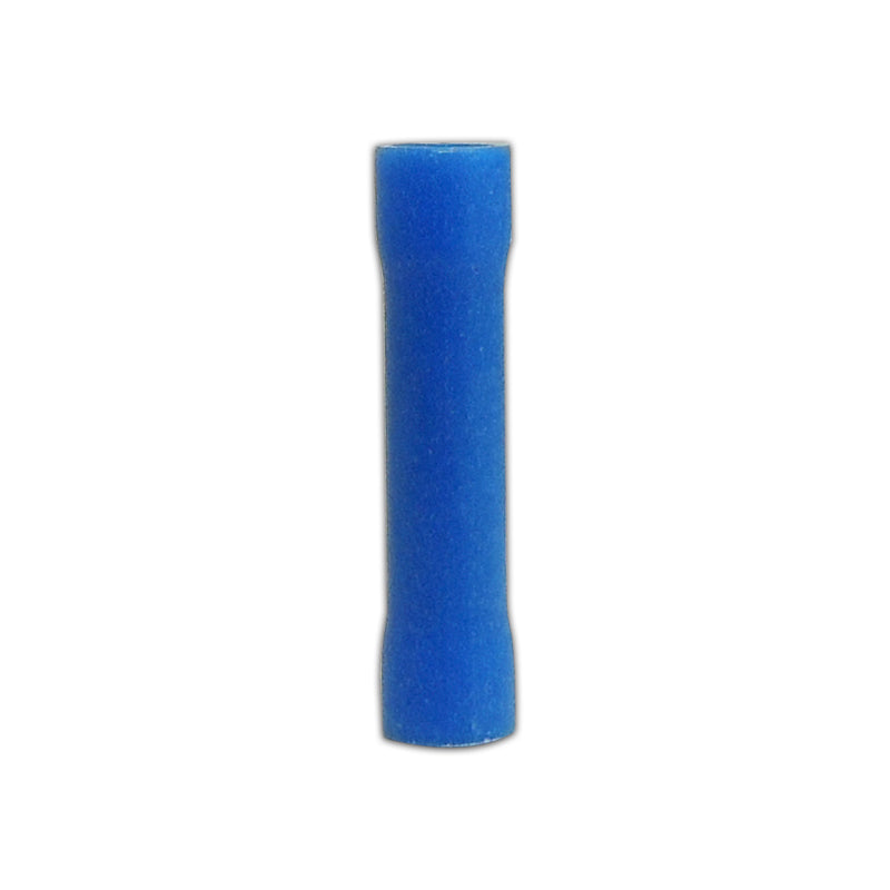 Blue Butt Connector Terminal 16-14 AWG 10 pcs