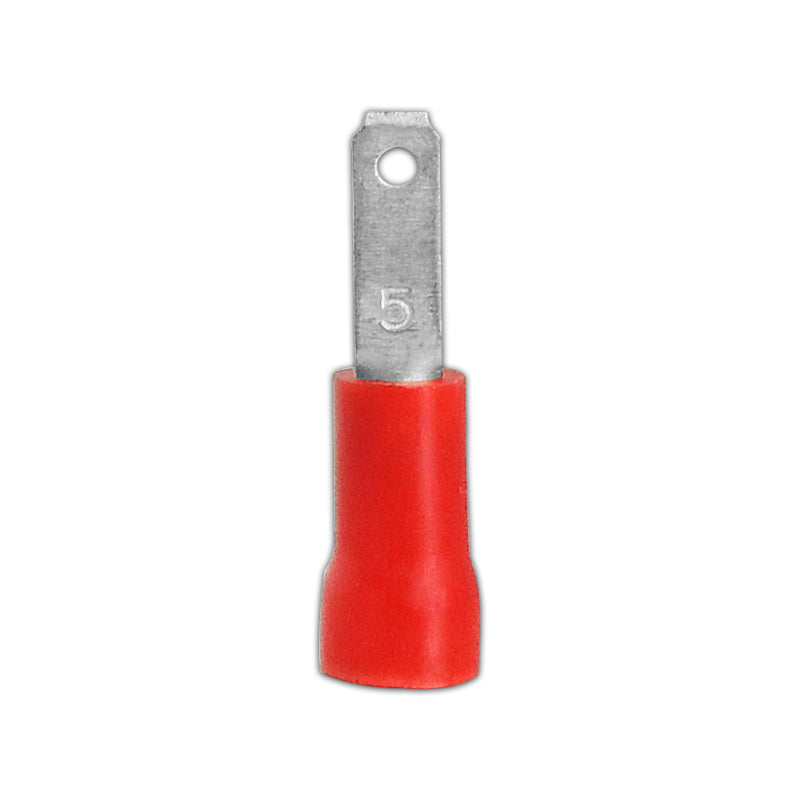 Male spade terminal .110" 22-16 awg 10 pcs