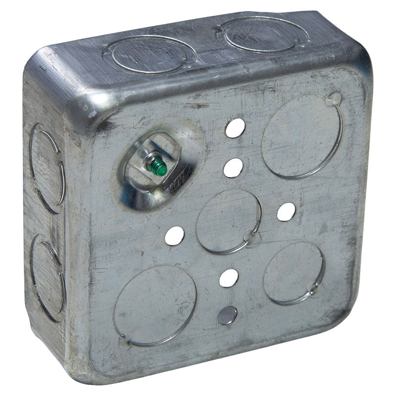 Lightweight square EMT box 1/2" . 3/4" 0.7 mm