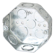 Caja EMT octogonal UL 1/2" y 3/4" 1.6 mm