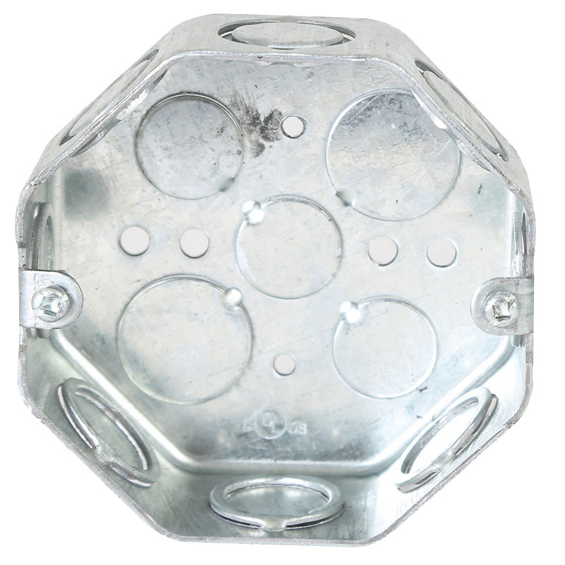 EMT octagonal box UL 1/2" and 3/4" 1.6 mm