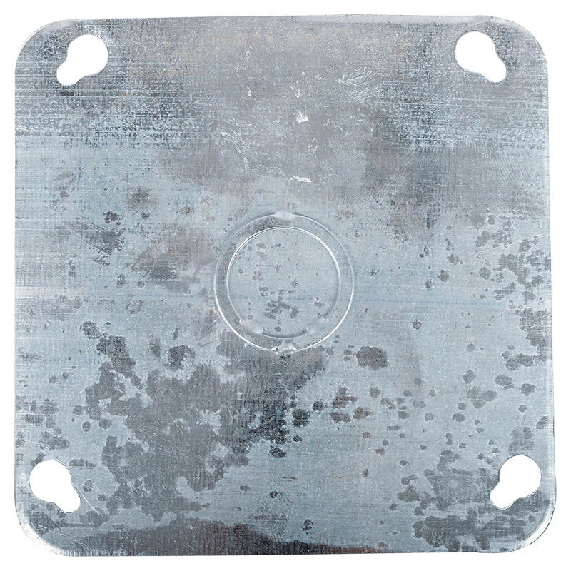 EMT cover for square box with knockout