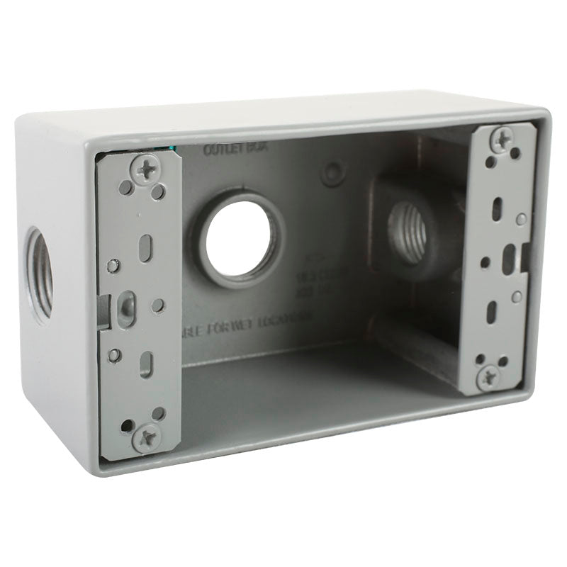 EMT rectangular external box 1/2" UL