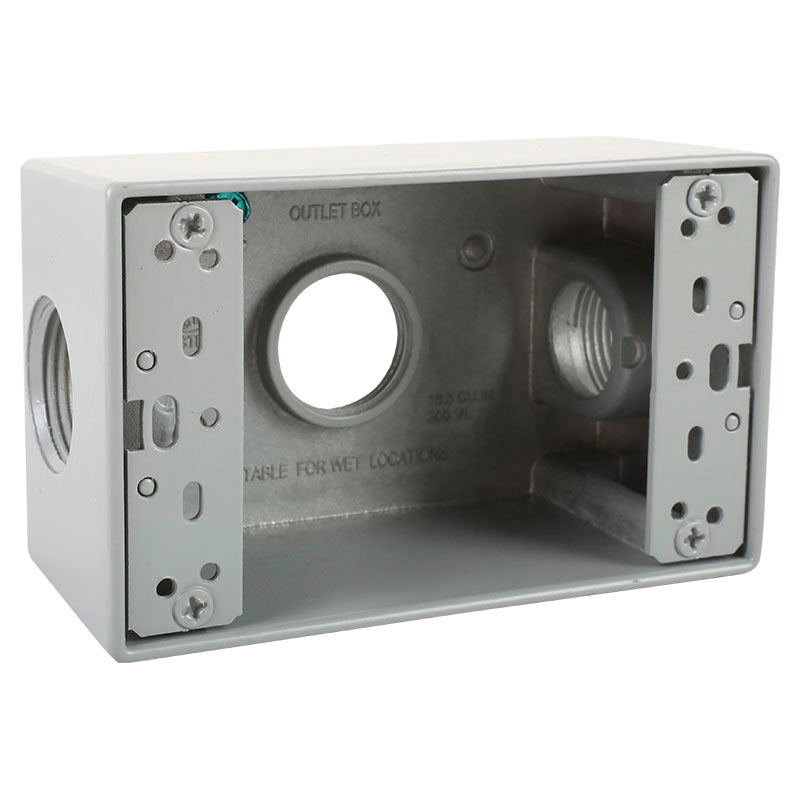EMT rectangular external box 3/4" UL