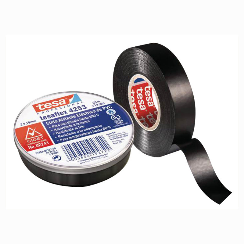 Tesaflex Electrical Tape 3/4" 20m Black UL Certified