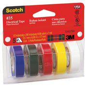 Scotch 3M Electrical Tape assorted colors 5 pcs UL