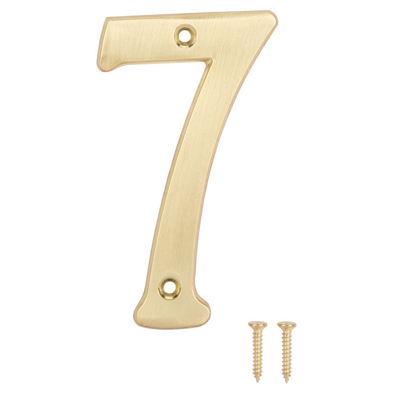 Número de casa #7 dorado 4" ProSource