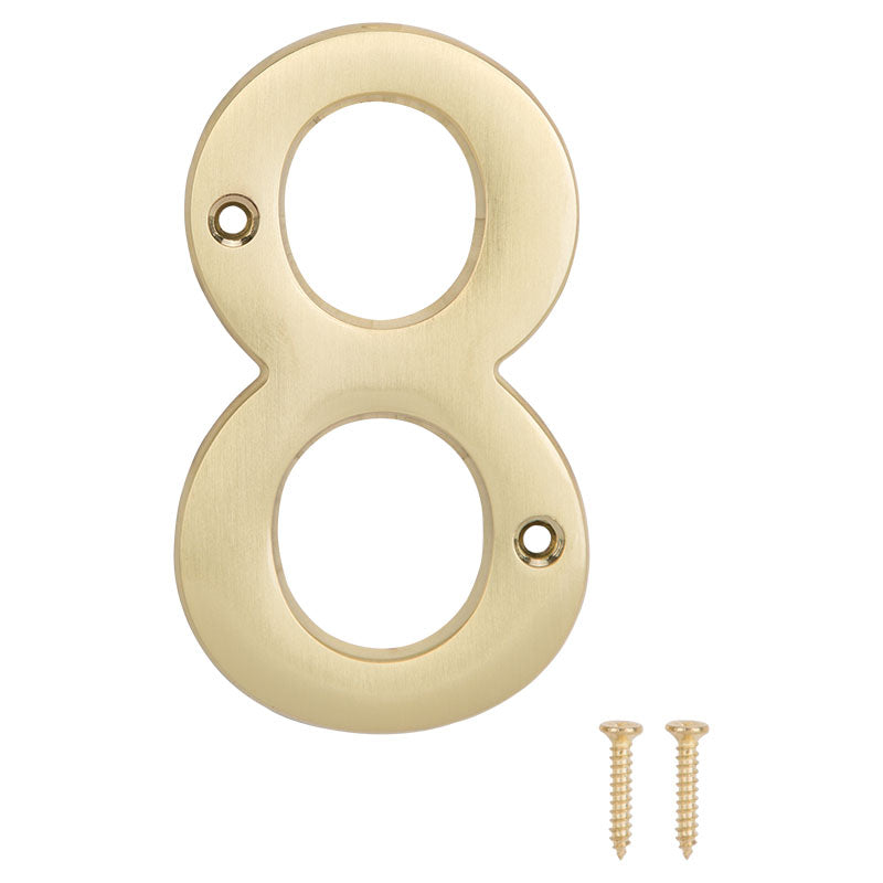 Número de casa #8 dorado 4" ProSource