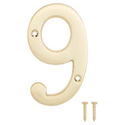 House number #9 gold 4" ProSource