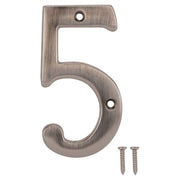 House Number #5 Nickel 4" ProSource