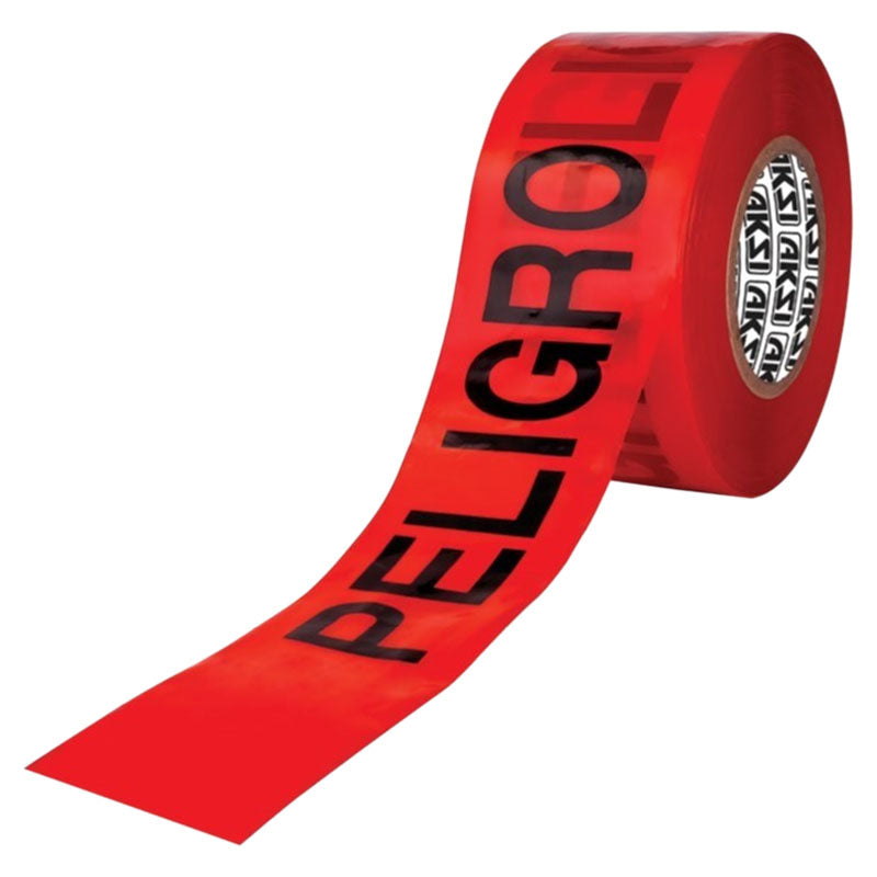 Rollo cinta restrictiva "peligro" 300 m rojo Aksi