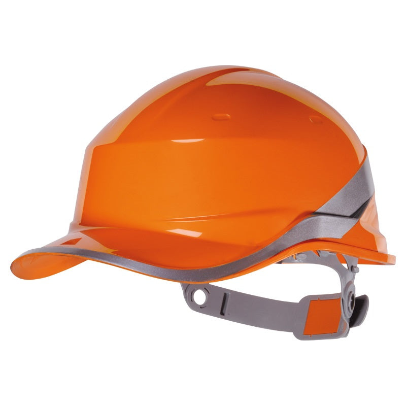 Casco de seguridad con ajuste rápido dieléctrico naranja Delta Plus