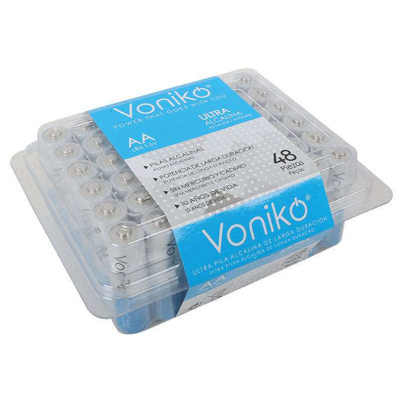Paquete 48 baterías AA Voniko