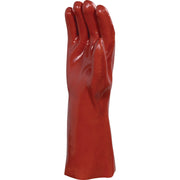 XL polyester and PVC chemical glove