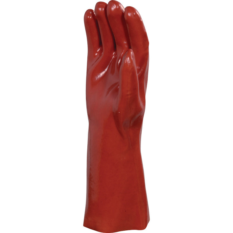 XL polyester and PVC chemical glove