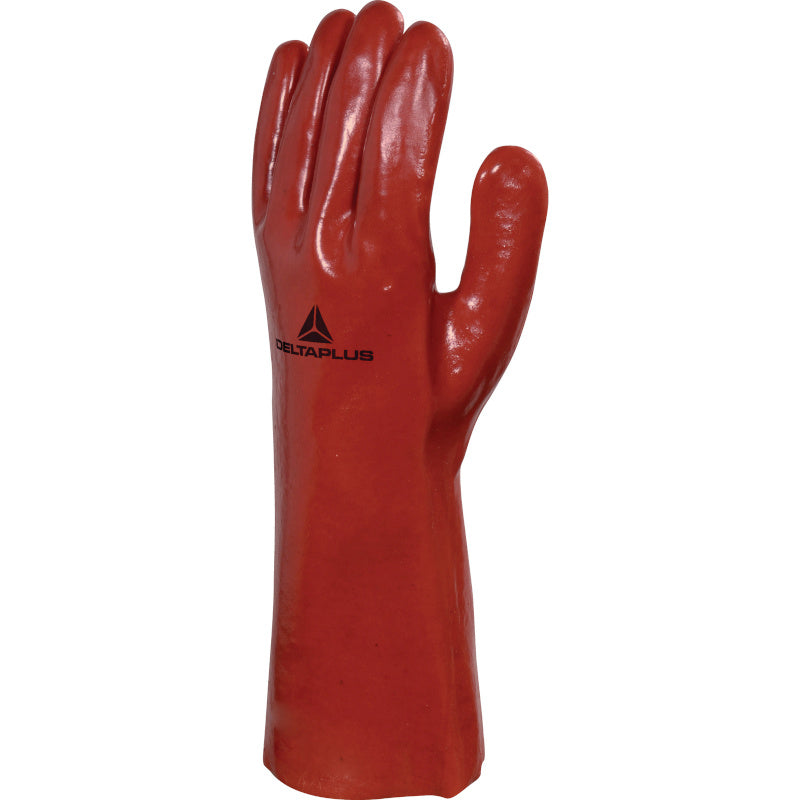 XL polyester and PVC chemical glove