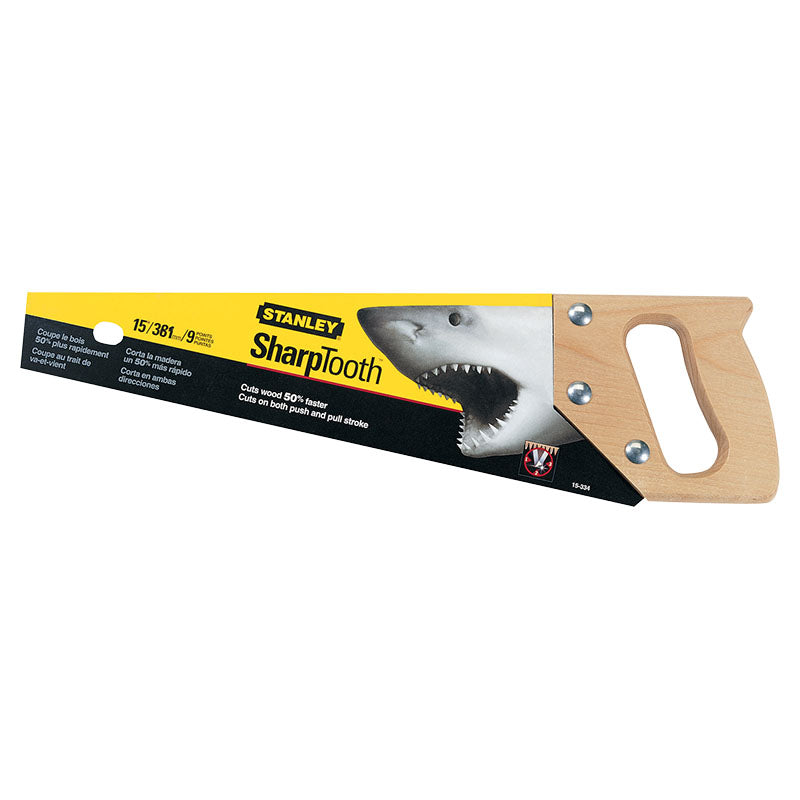 Serrucho para trabajo rudo de 15" Stanley