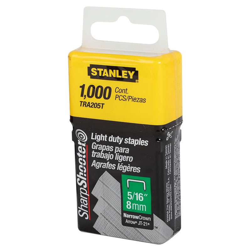 Grapas para trabajo ligero 8 mm Stanley