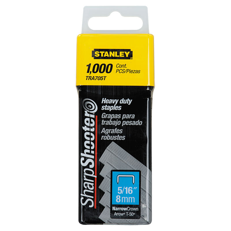 Heavy-duty staples 8mm Stanley