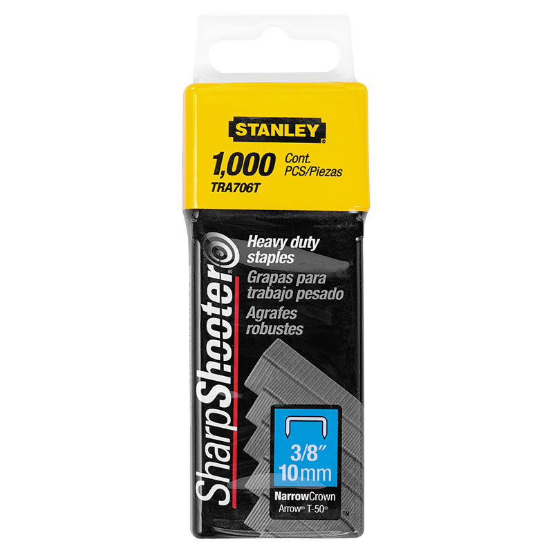 Grapas para trabajo pesado 10 mm Stanley