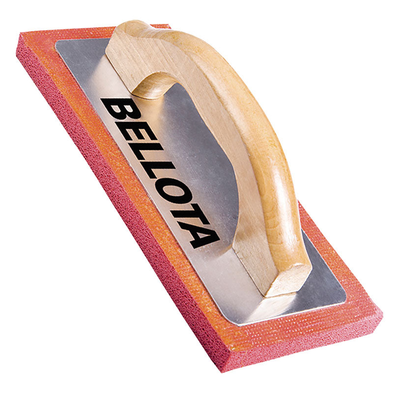 Trowel with wooden handle