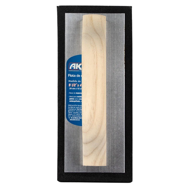 Rubber float 9 1/2 x 4" wood handle