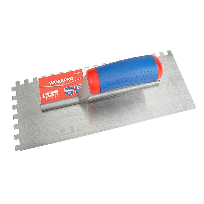 Llaneta dentada 12" x 4 1/2" mango plástico WorkPro