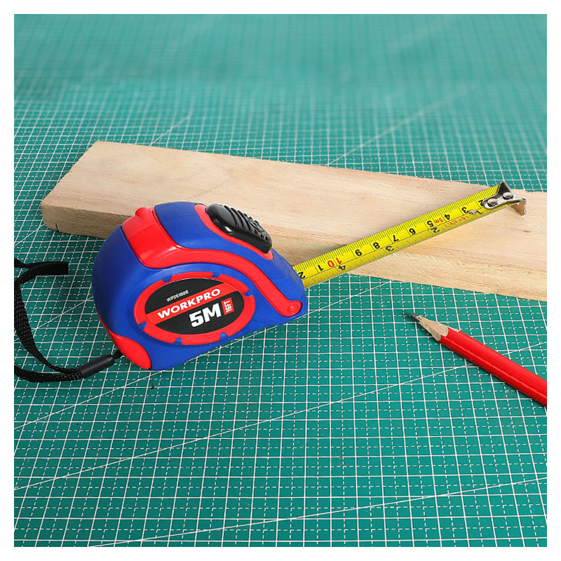 WORKPRO 5m Bi-Material Self-Locking Tape Measure