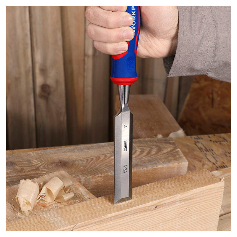 Formón 1" mango bimaterial Workpro