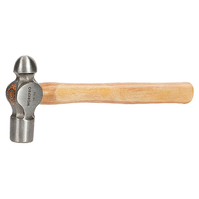 Martillo de bola 16 oz (450 g) mango de madera WORKPRO