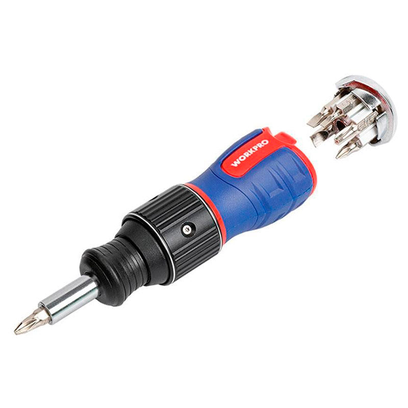 Destornillador compacto doble accionamiento 6 en 1 Workpro