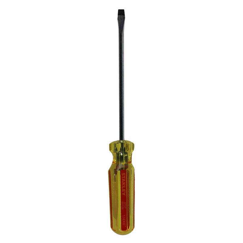 Destornillador pro 1/4" x 6" plano punta magnética stanley