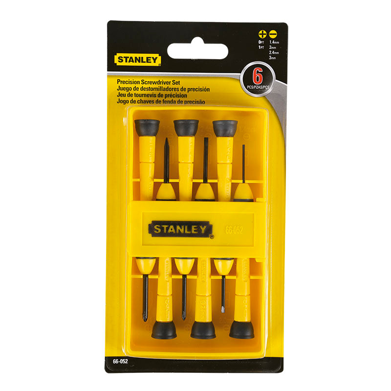 Juego de 6 destornilladores de precisión Stanley