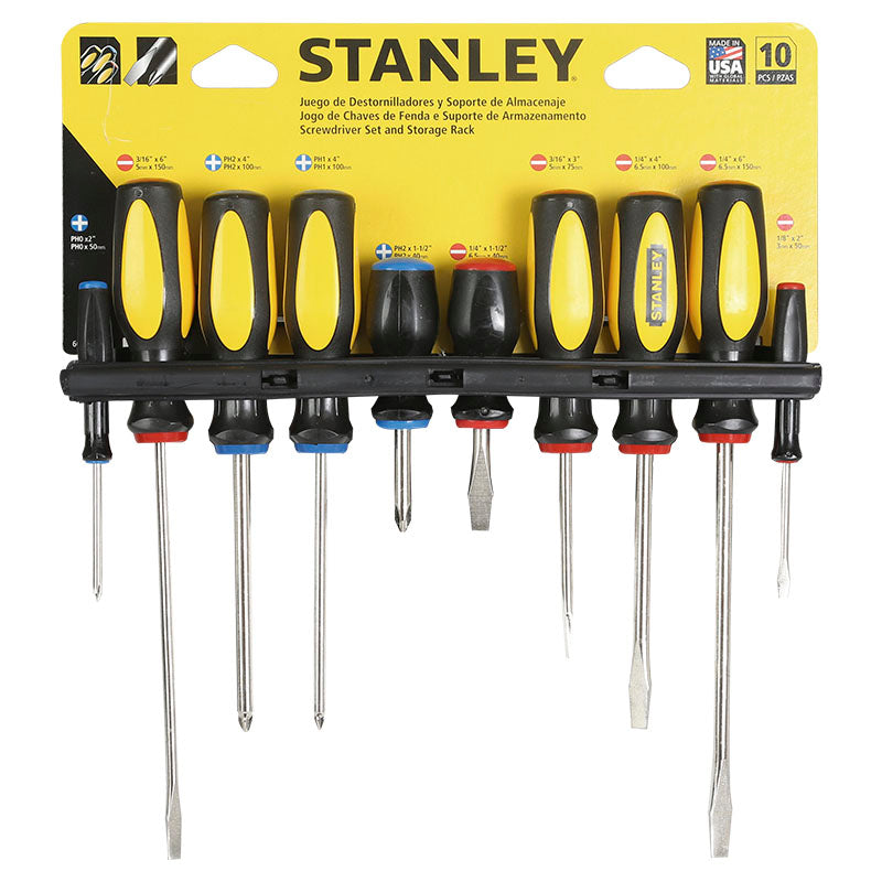 10-piece screwdriver set