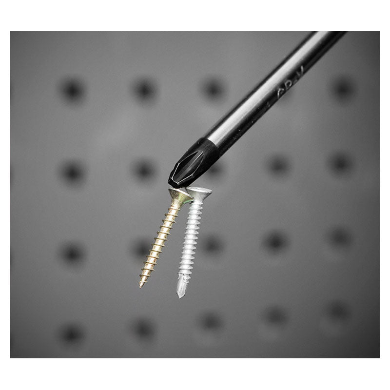 Desatornillador Phillips PH2 x 4" mango bimaterial punta imantada WorkPro
