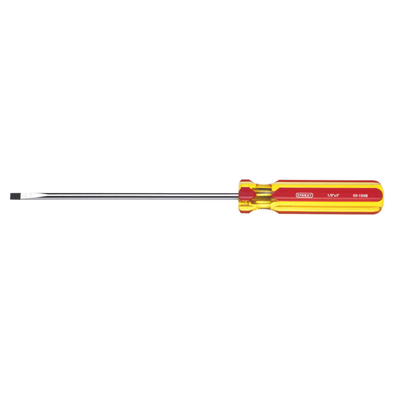 Desarmador plano de punta cabinet 1/8" x 4"