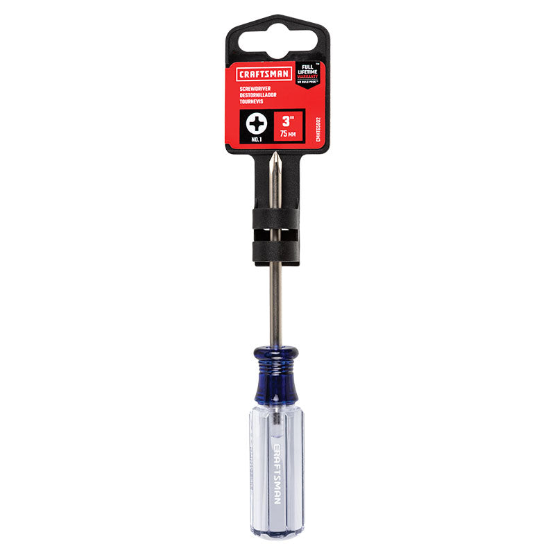 Phillips screwdriver #1 x 3"