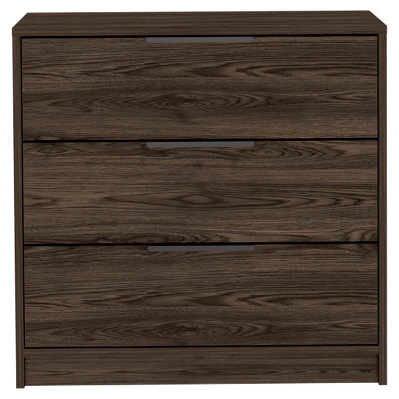 Cómoda Kaia 3 cajones coñac 69 x 70 x 41 cm