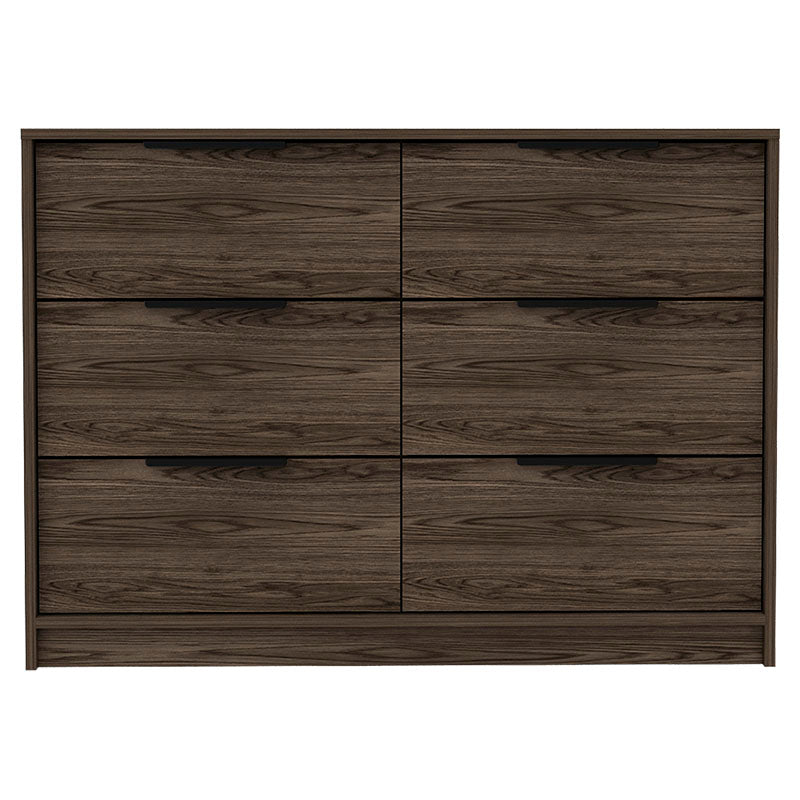 Cómoda Kaia color coñac 4 Gavetas y 2 puertas 77 x 107 x 41 cm