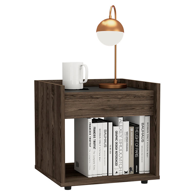 Wenge Lyon side table 41 x 42 x 40 cm