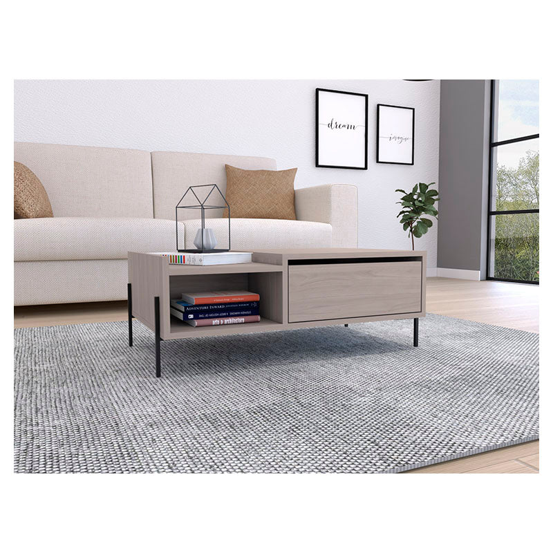 Mesa de centro Loft nacar 40 x 84,5 x 50 cm