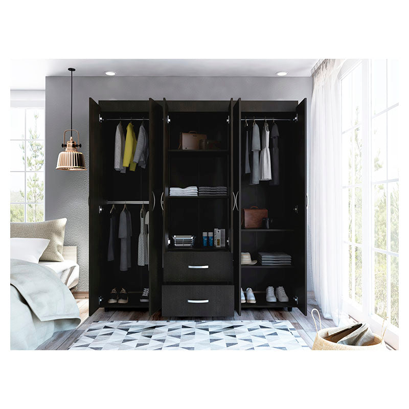 Bariloche Wenge Wardrobe 180 x 170.3 x 50.3 cm